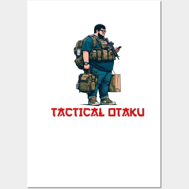 Tactical Otaku Wall Art by Rawlifegraphic